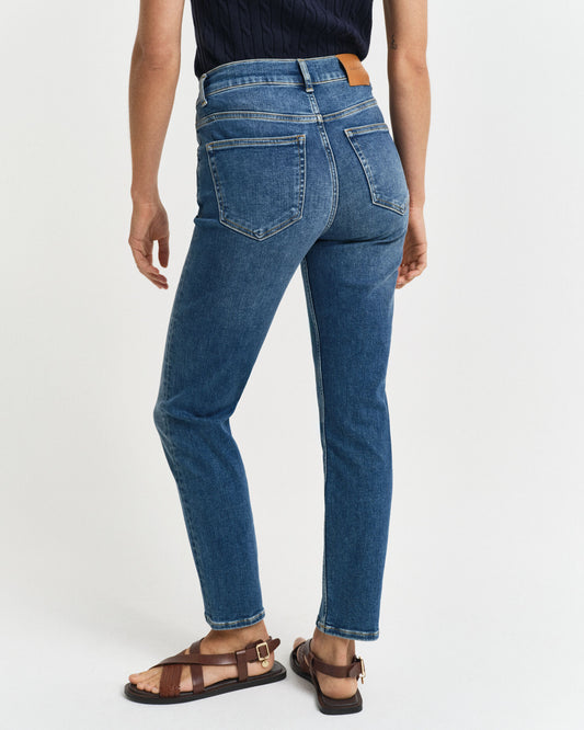 Jean coupe slim court