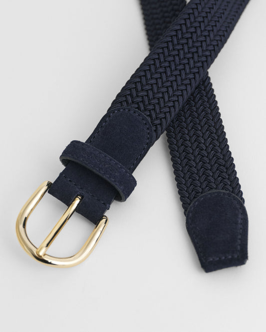 Ceinture tressée élastique