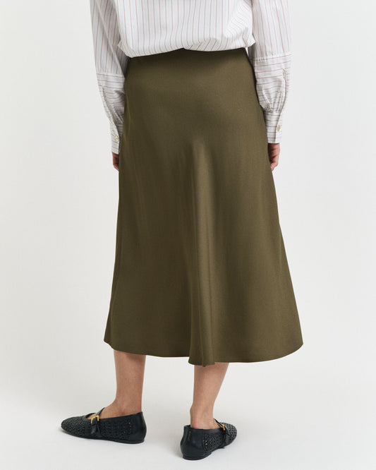 Jupe Midi Fluide