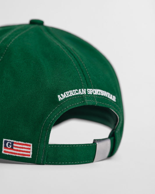 Casquette en sergé de coton avec motif graphique