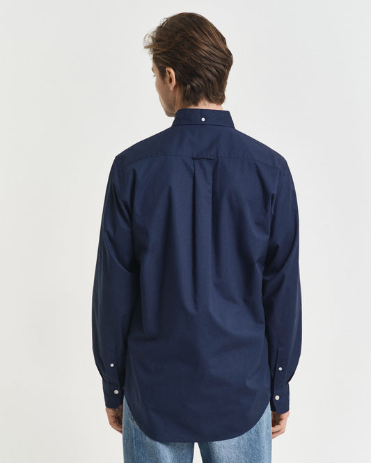 Chemise classique popeline coupe droite