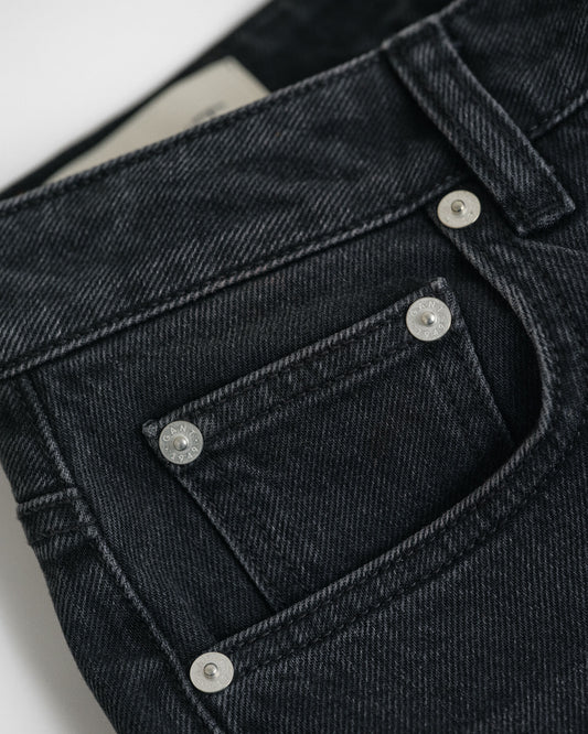 Jean cropped coupe droite extensible
