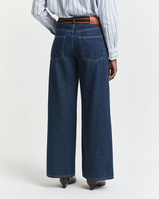Jean taille basse ample