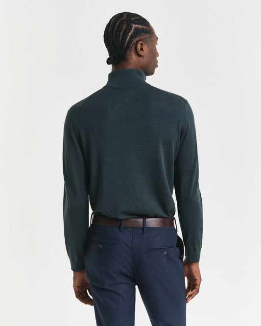 Pull demi-zip en laine mérinos extra fine