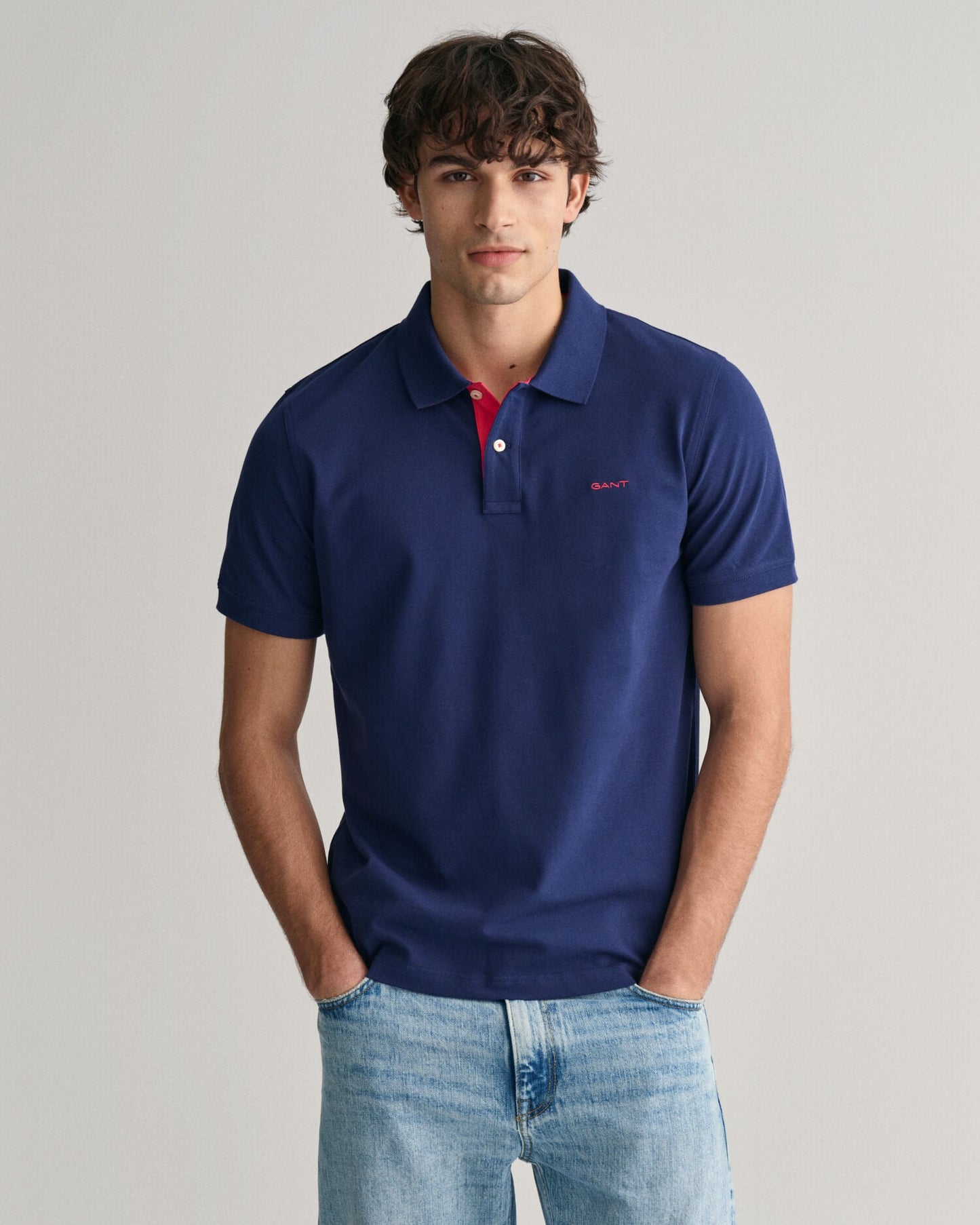 Polo-Piqué-Shirt mit Kontrastdetails