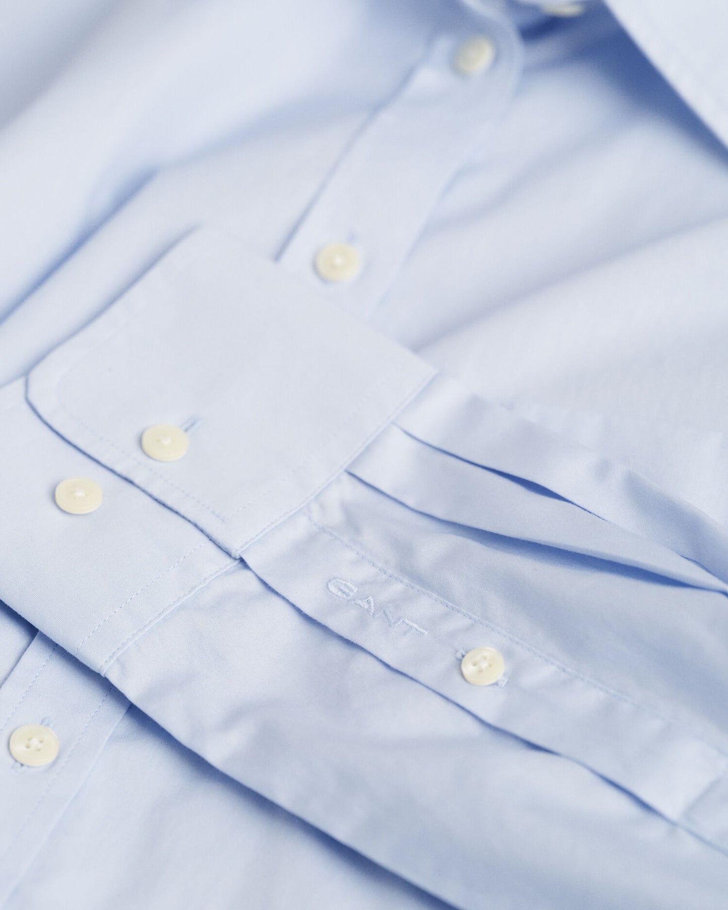 Chemise classique en popeline à coupe décontractée