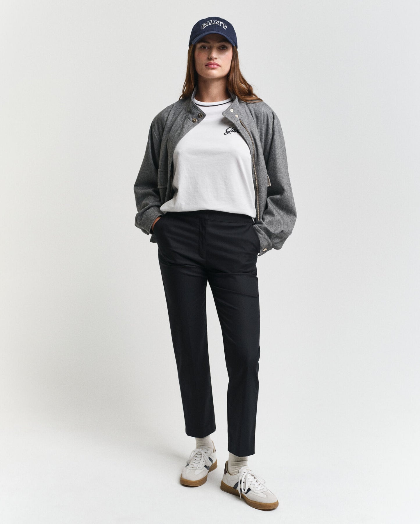 Pantalon cigarette ajusté