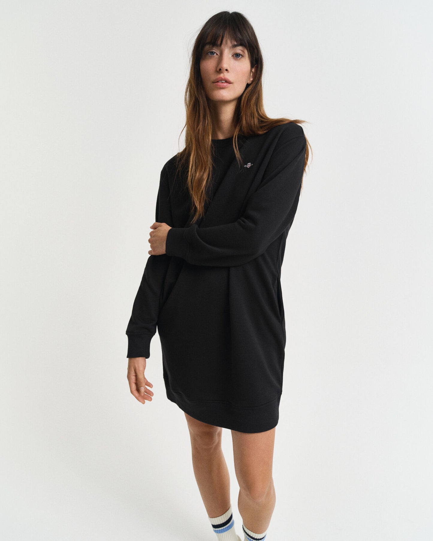 Shield Rundhals-Sweatkleid