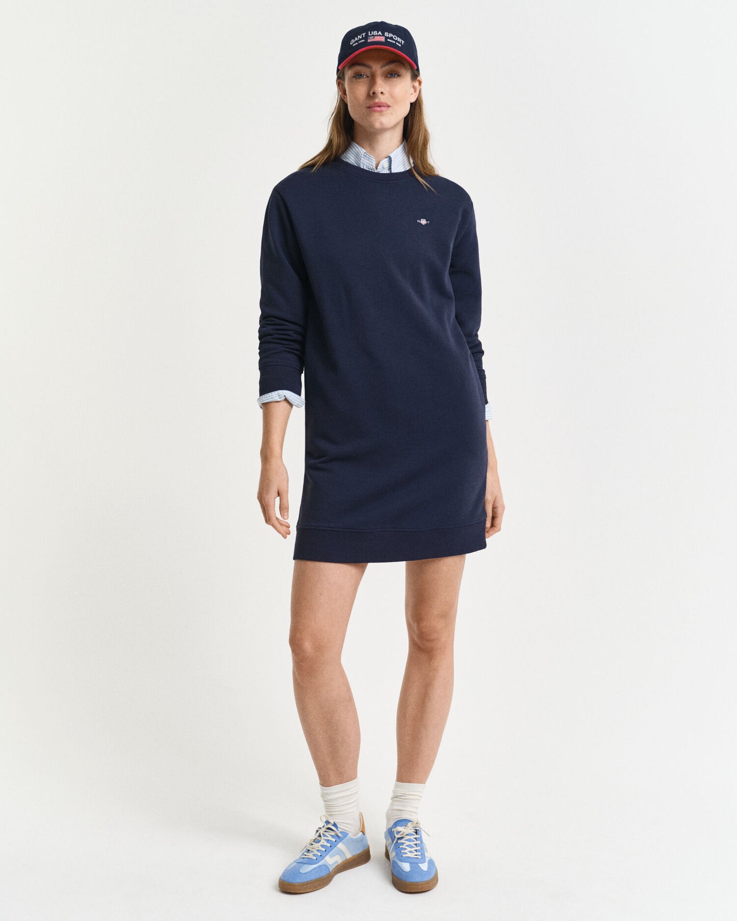 Shield Rundhals-Sweatkleid