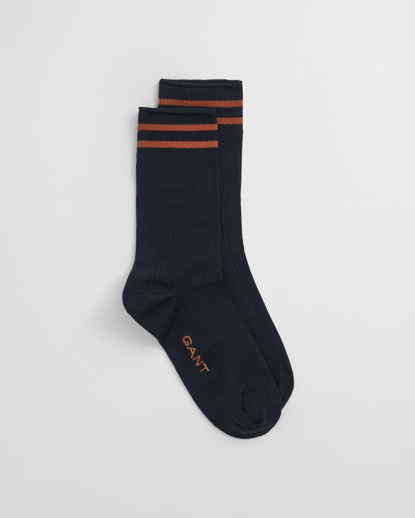 Chaussettes côtelées rayées