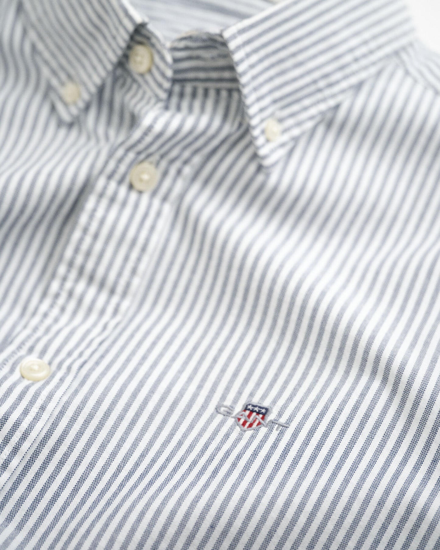 Slim Fit Oxfordhemd mit Bankerstreifen