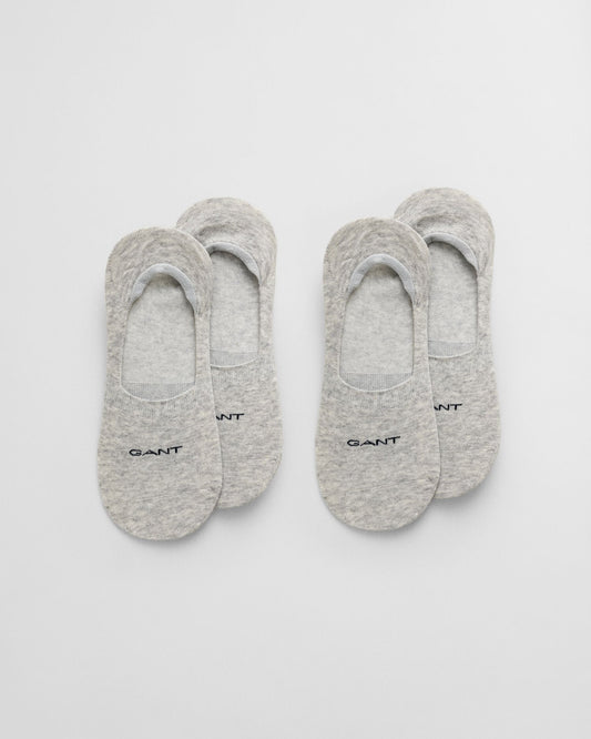 Lot de 2 paires de chaussettes invisibles