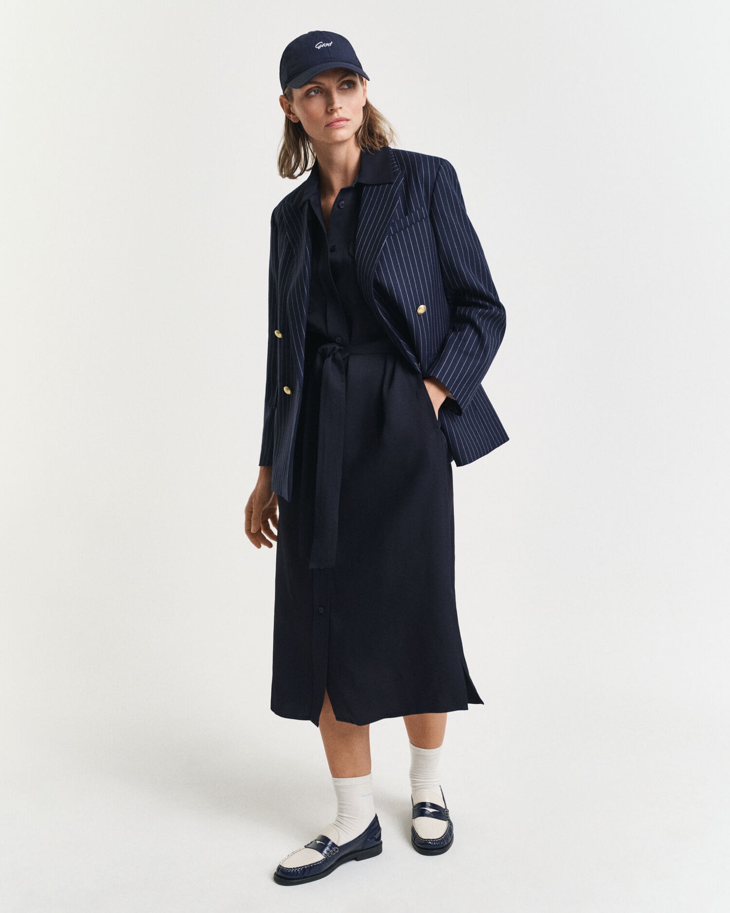 Hemdblusenkleid im Utility-Stil