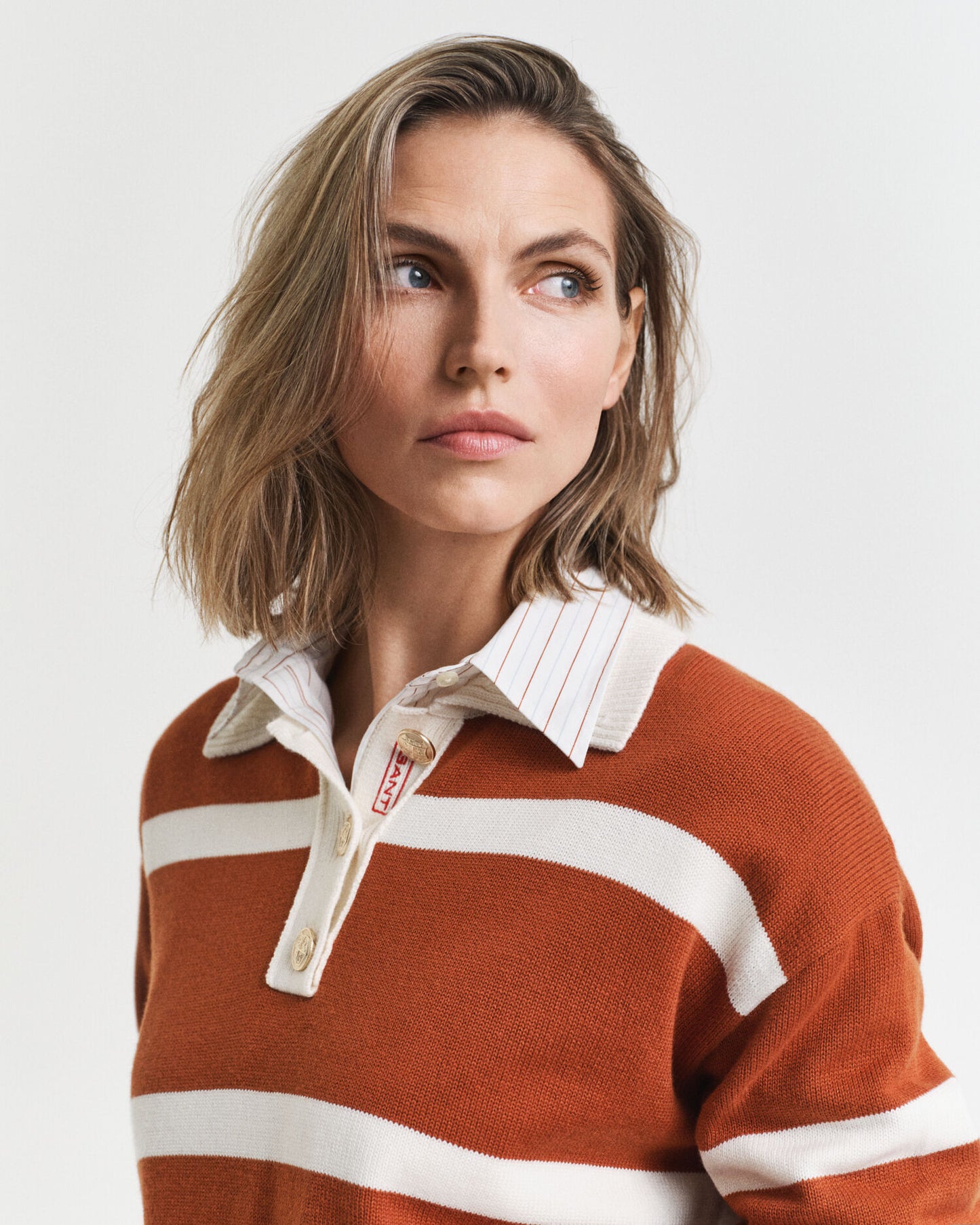 Rugger en tricot rayé