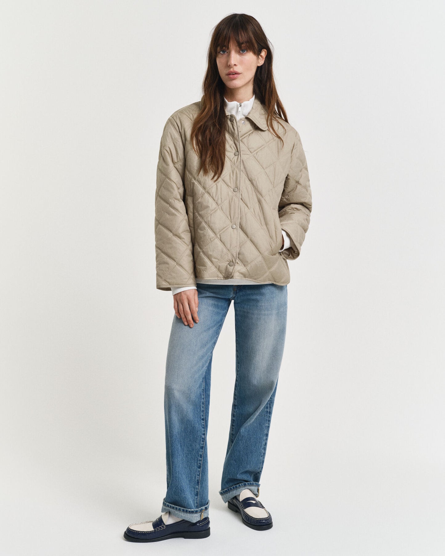 Gesteppte Jacke mit Kragen
