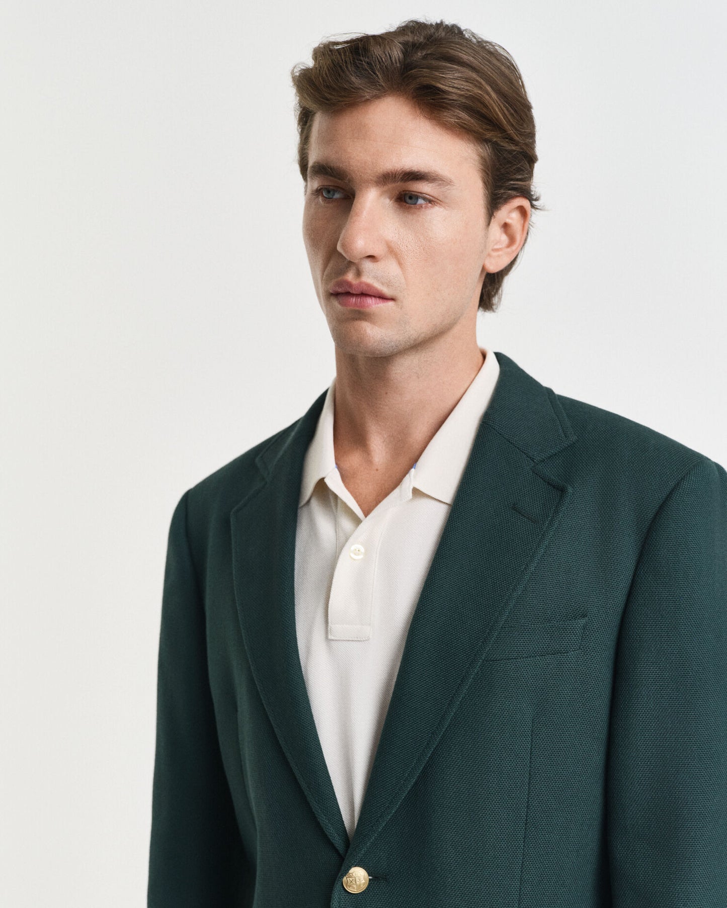 Schmal geschnittener Baumwoll-Club-Blazer