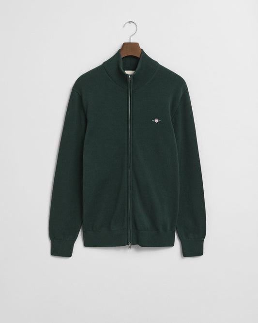 Gilet zippé en coton décontracté