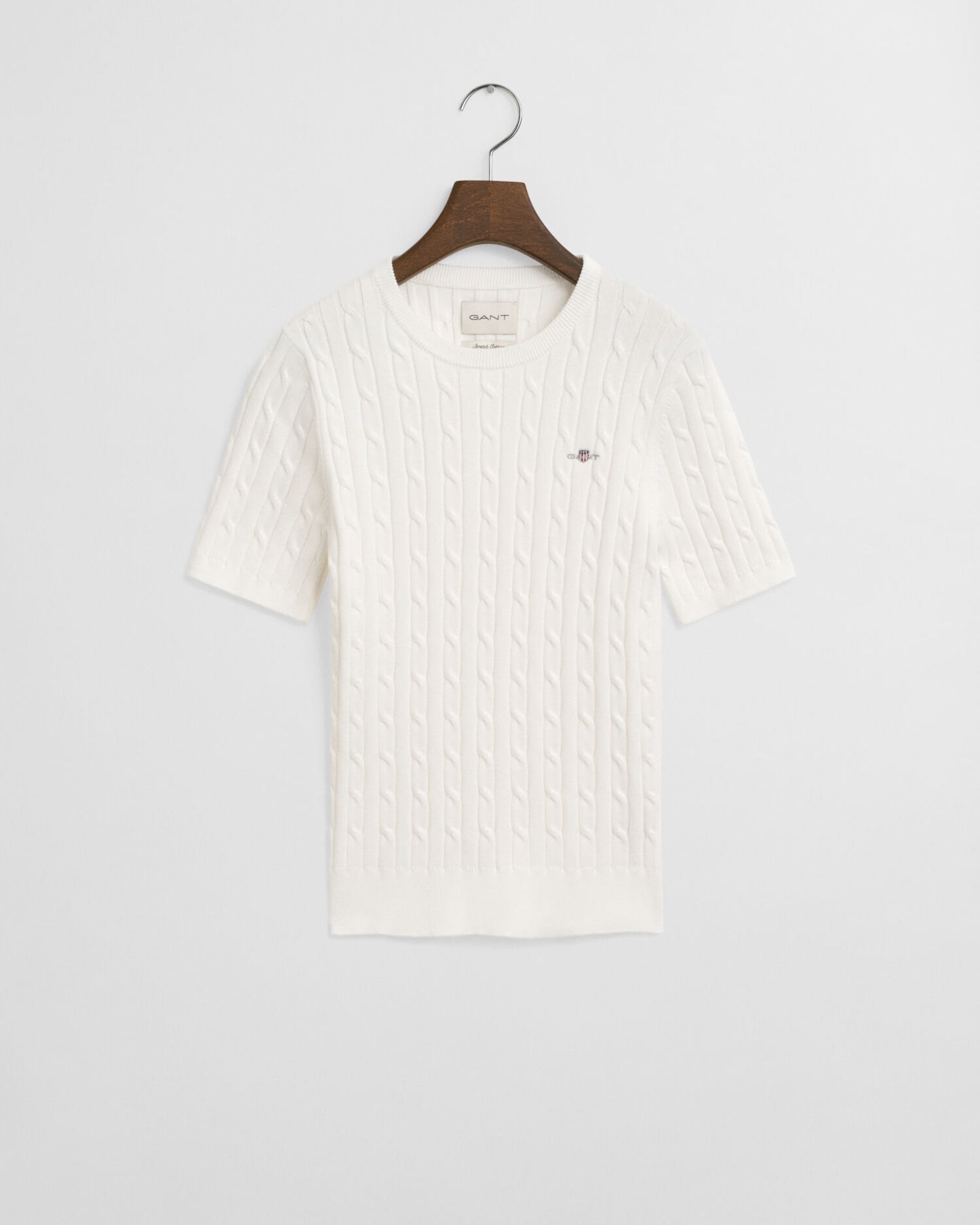Pull torsadé en coton stretch