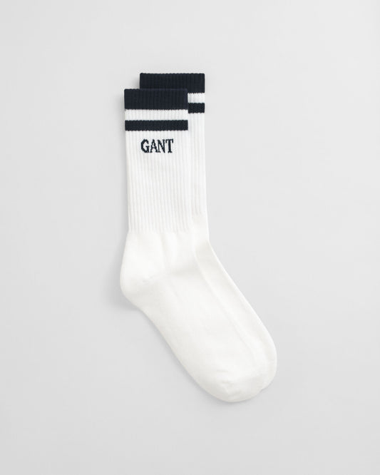 Chaussettes de sport rayées contrastantes