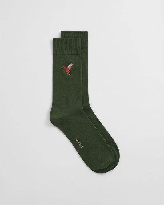 Chaussettes brodées