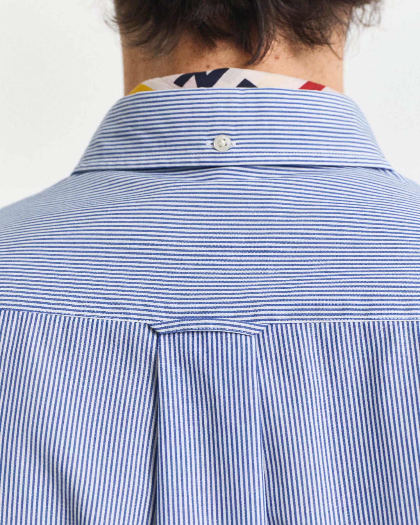 Chemise Popeline Classique Rayée Coupe Droite