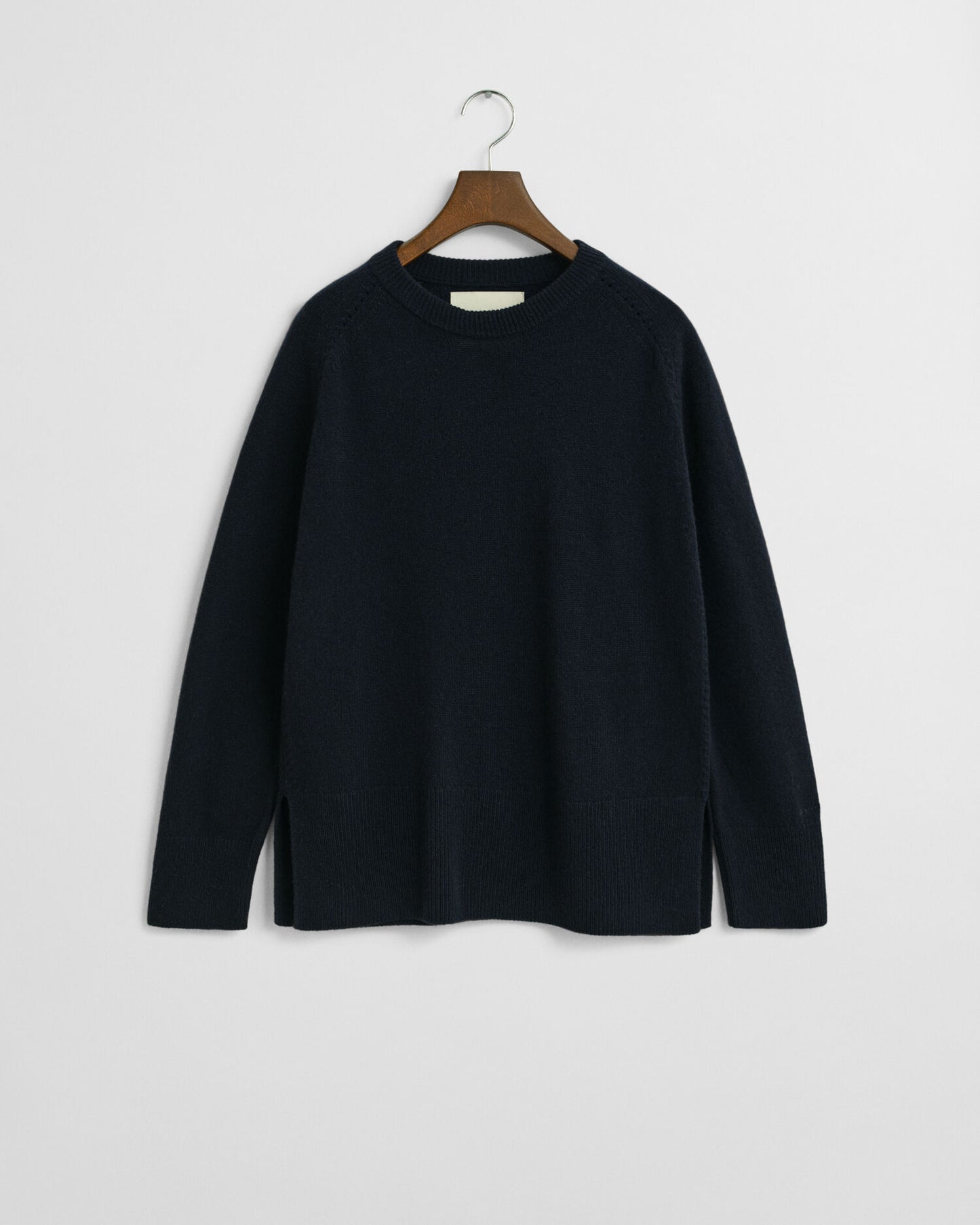 Pullover aus weichem Wolle-Kaschmir-Gemisch mit Rundhalsausschnitt