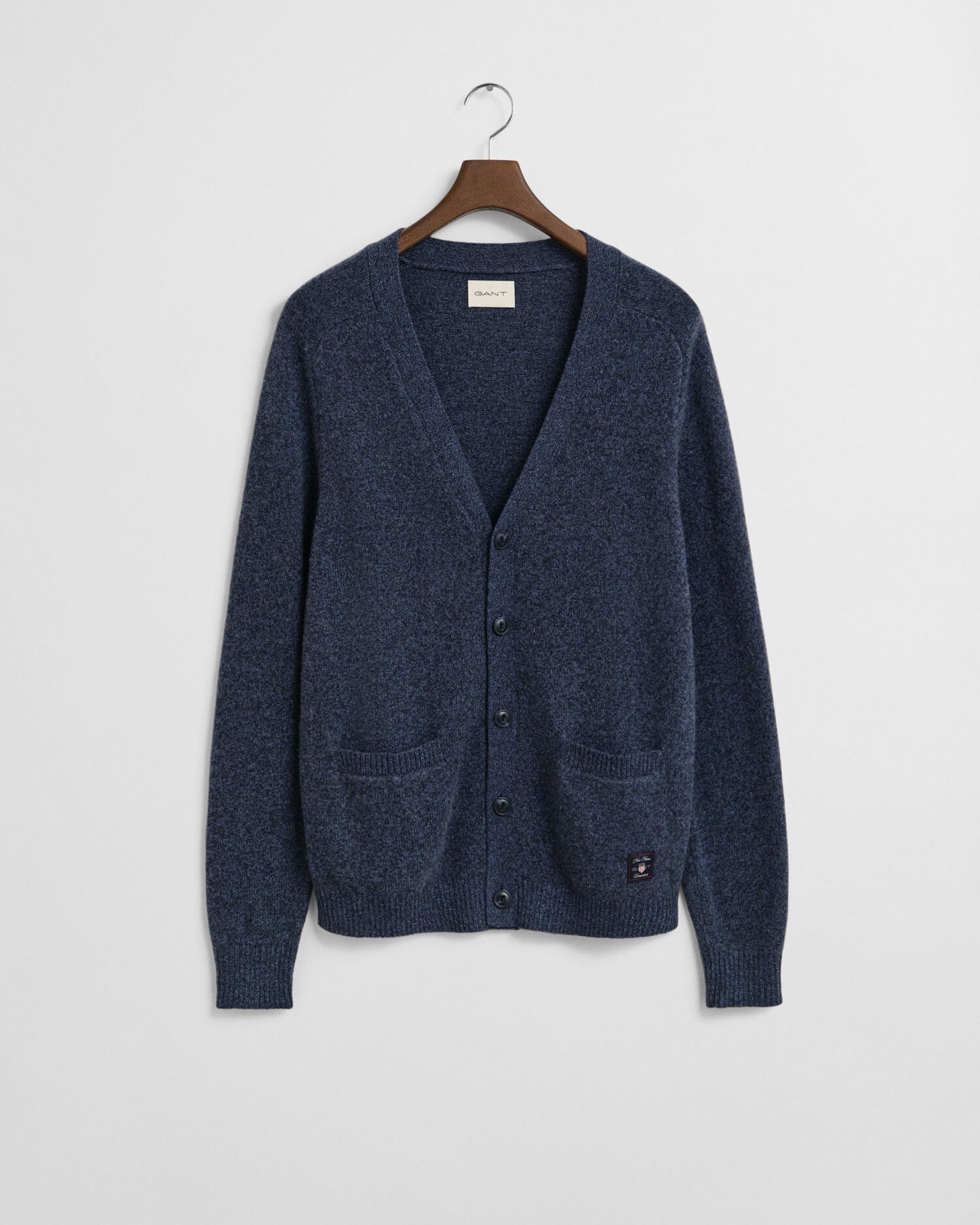 Gilet mouliné en mélange de laine