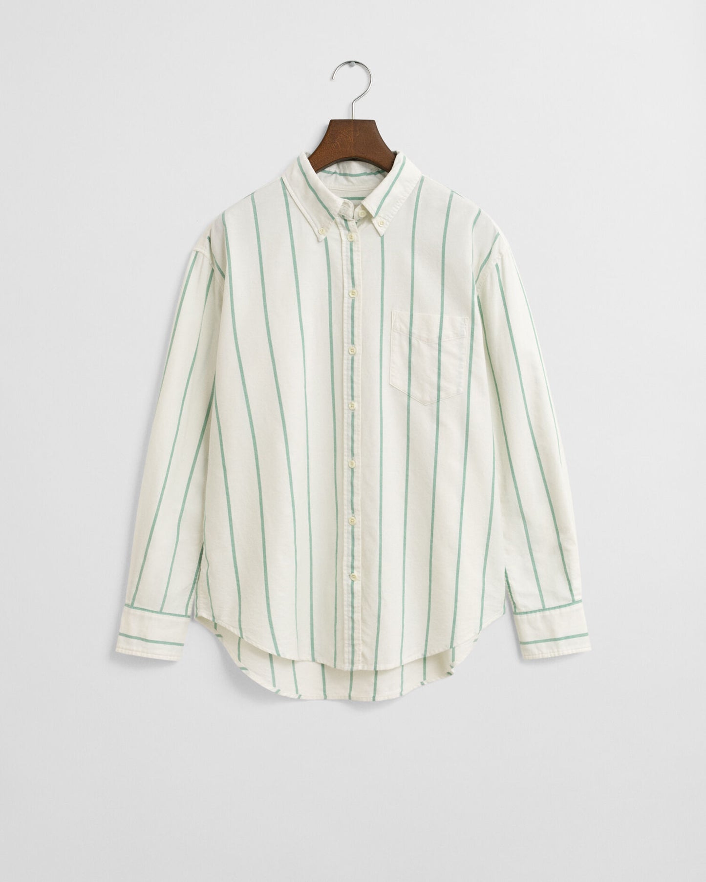 Chemise Oxford classique à rayures coupe décontractée