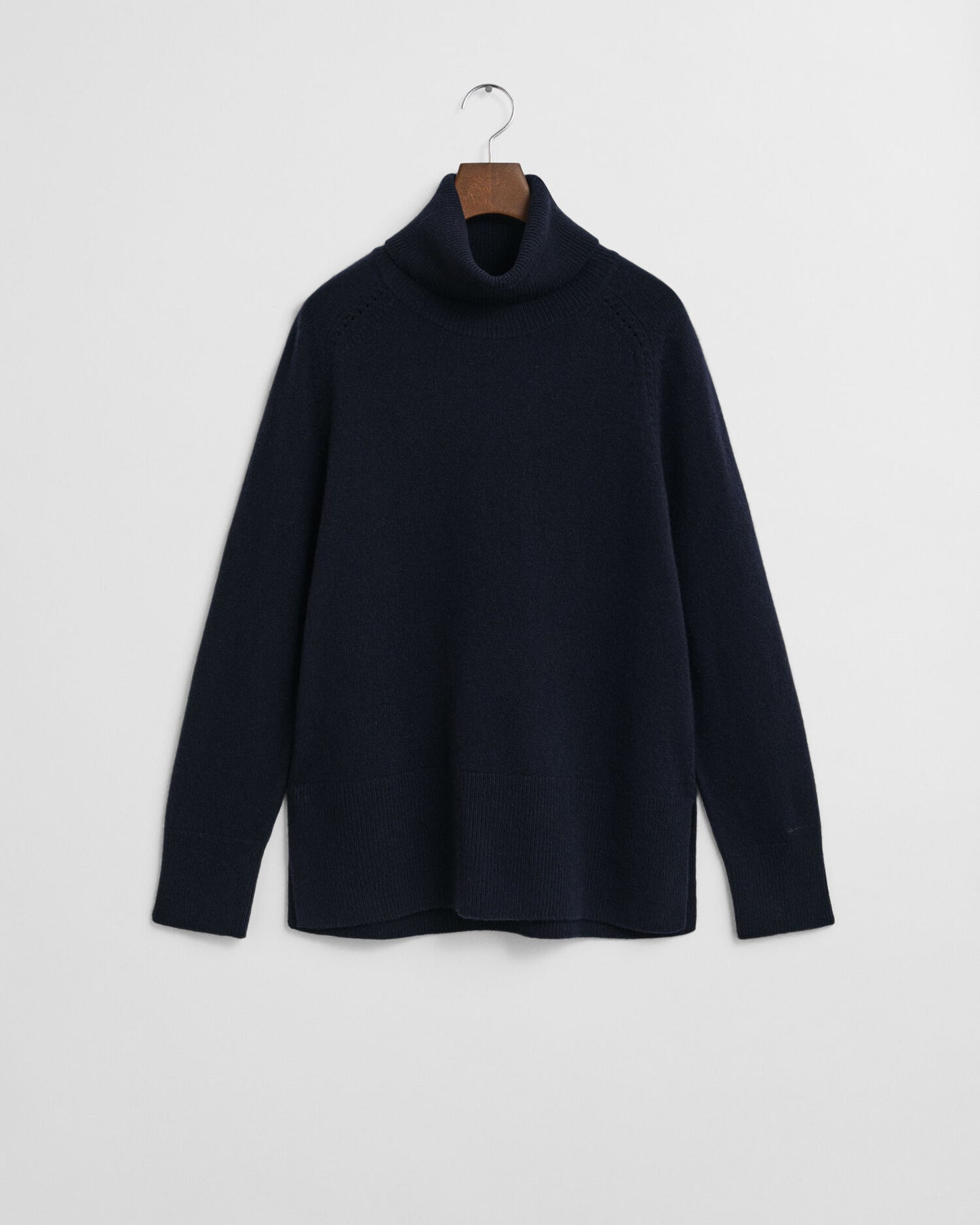Pull à col roulé doux en laine mélangée cachemire