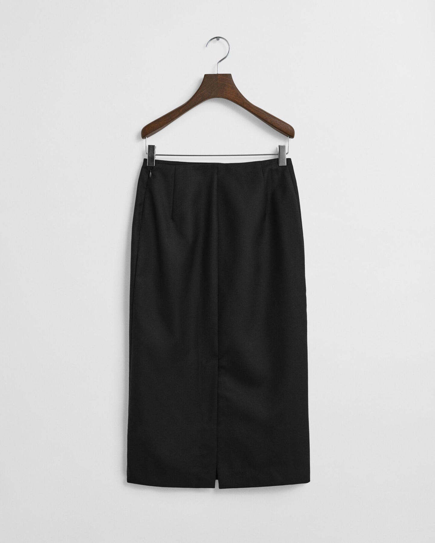 Jupe crayon midi en mélange de laine
