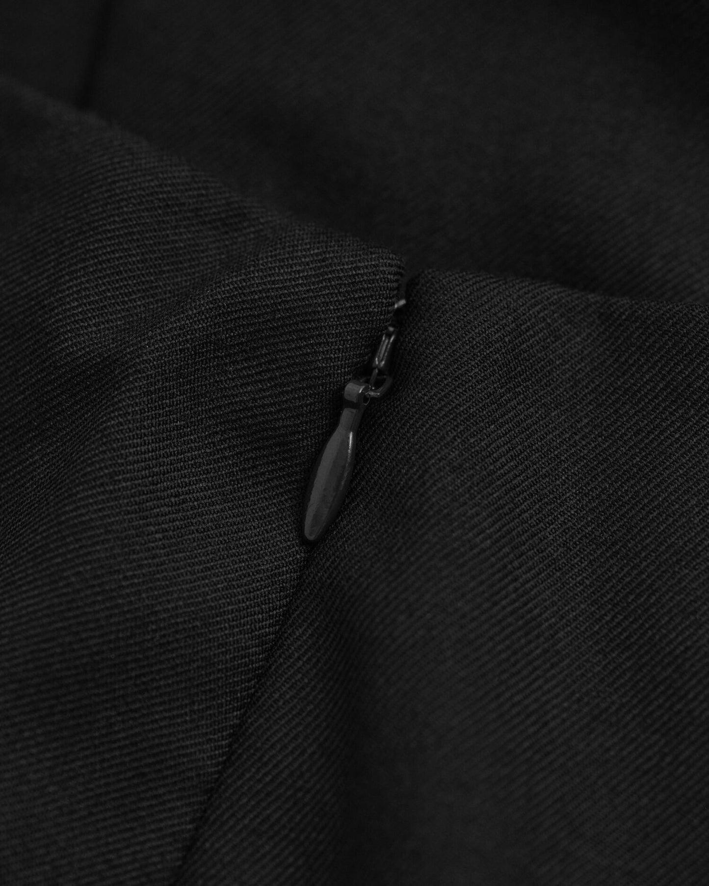 Jupe crayon midi en mélange de laine