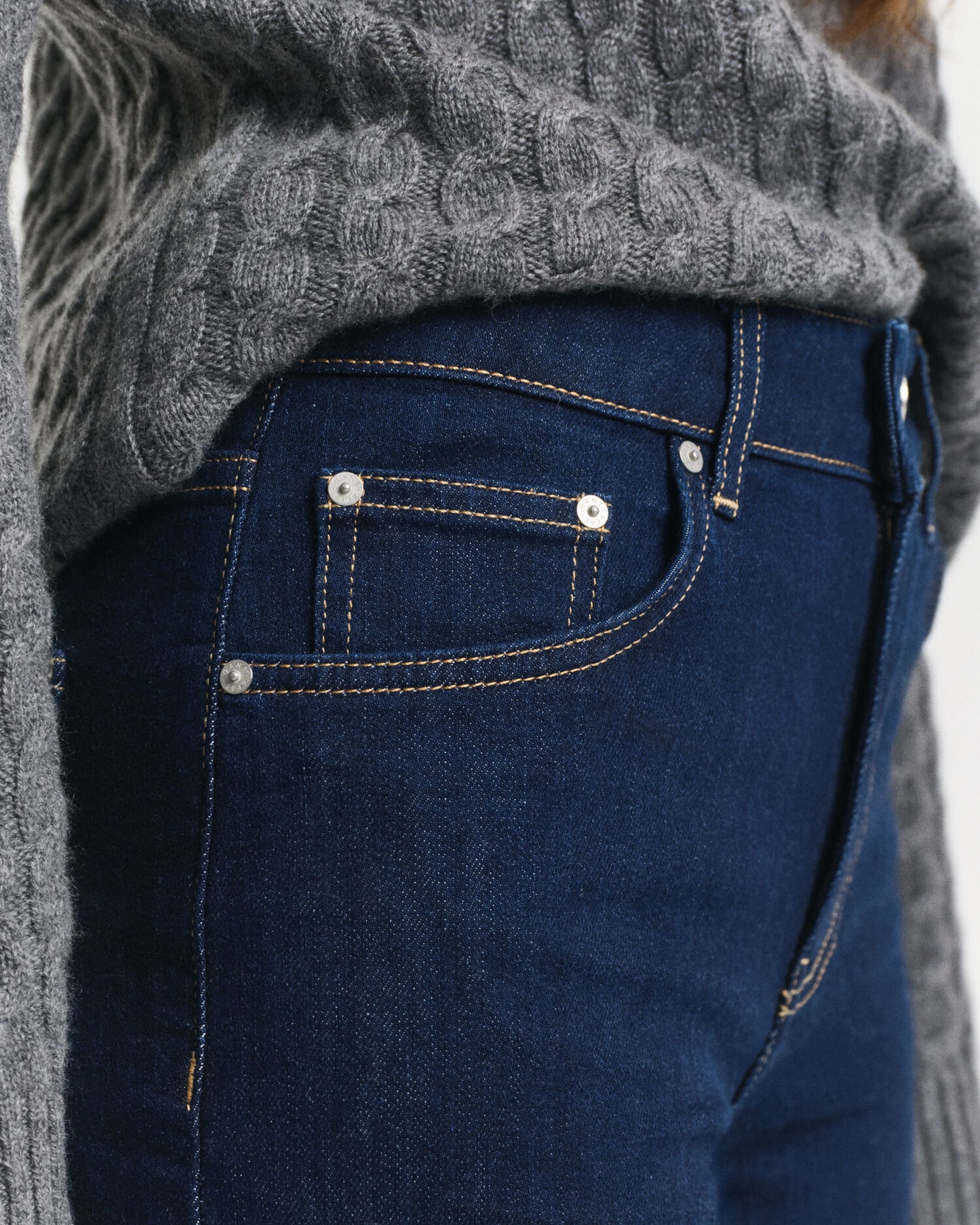 Slim Fit Schlagjeans