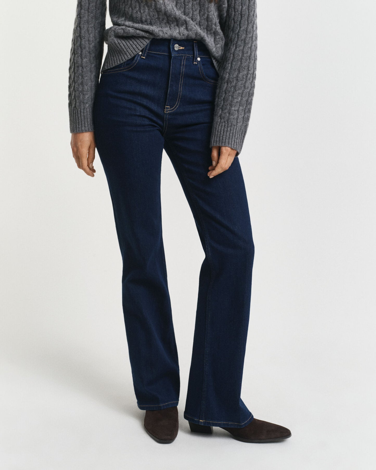 Slim Fit Schlagjeans