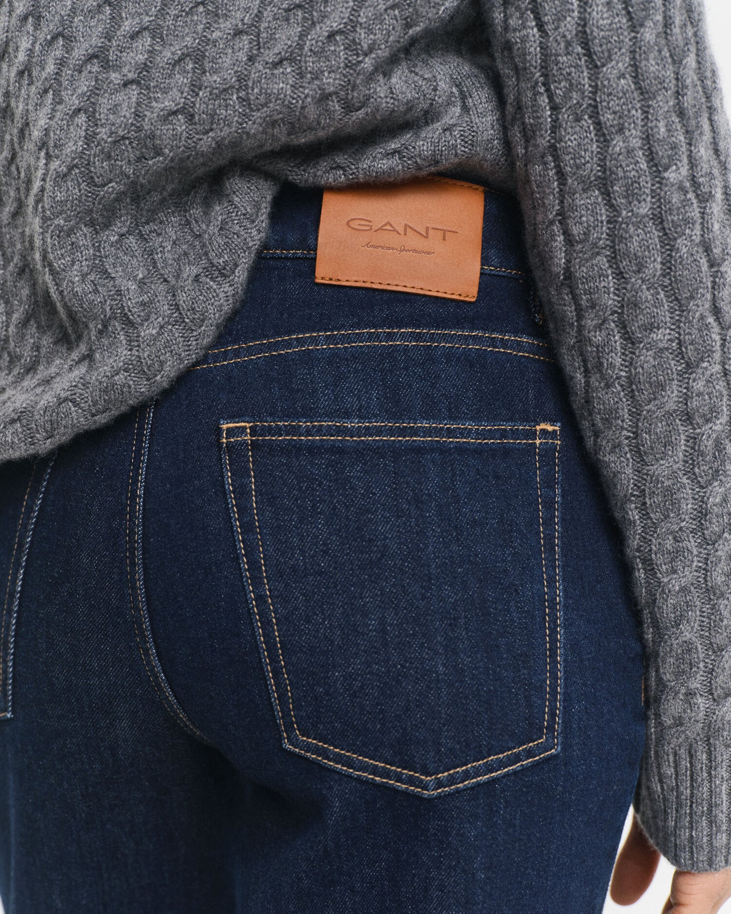 Jean droit stretch