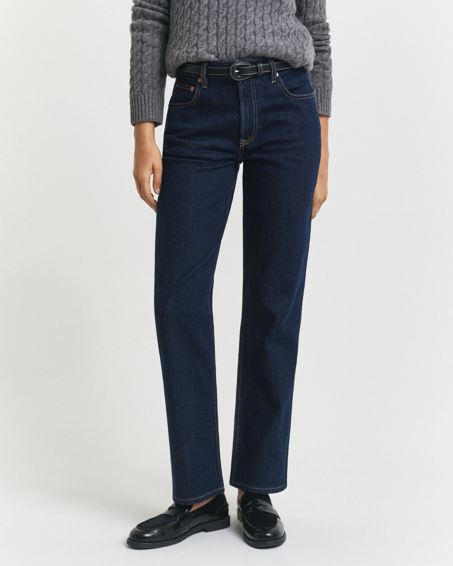 Jean droit stretch