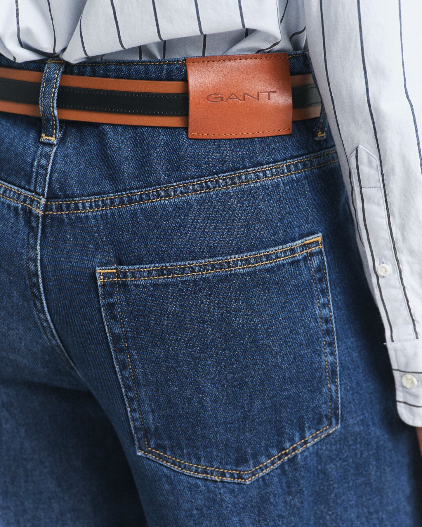 Jean taille basse ample