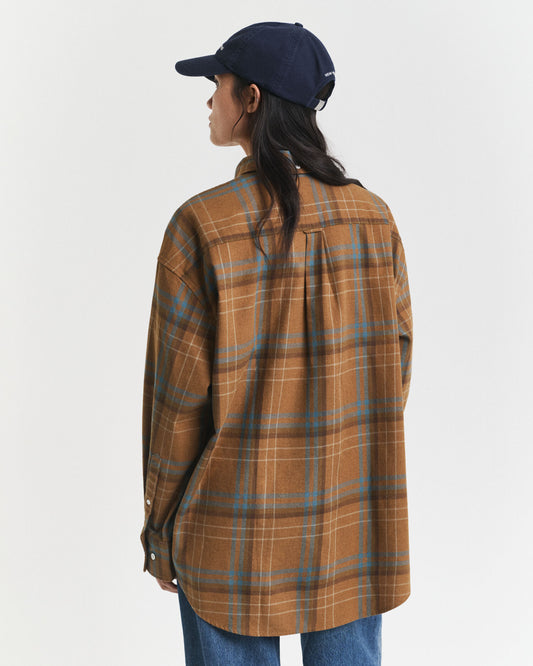 Chemise à carreaux oversize
