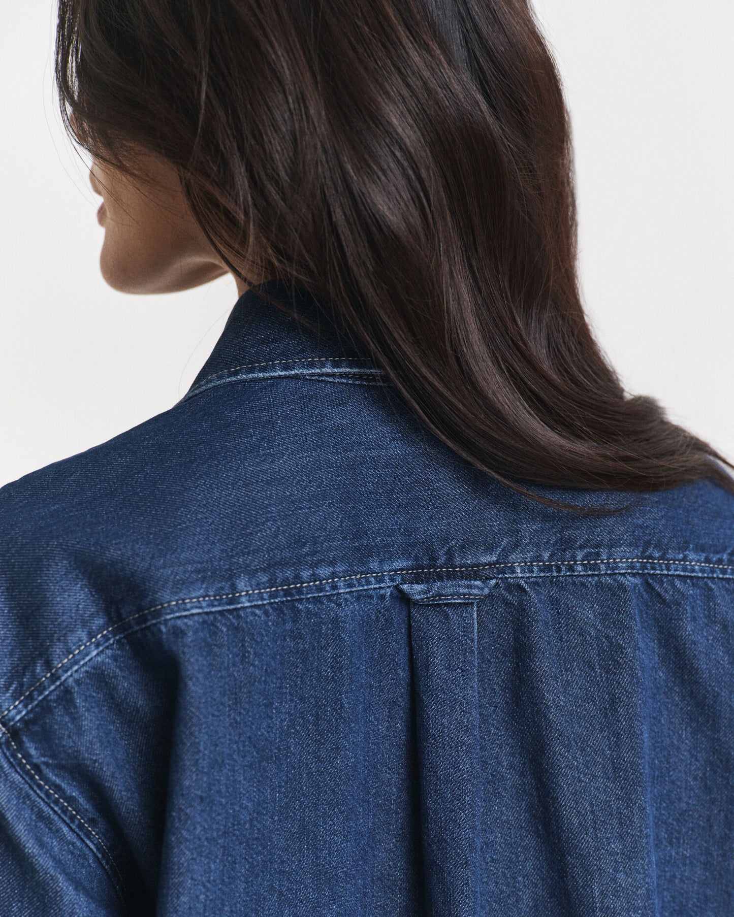 Relaxed Fit Jeanshemd mit Tasche