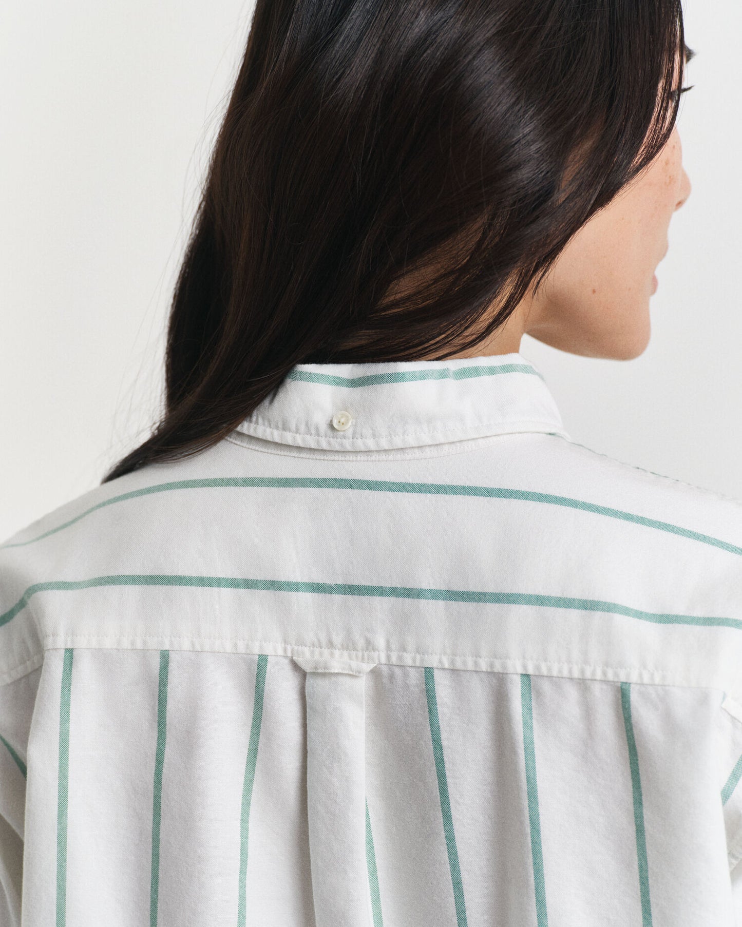 Chemise Oxford classique à rayures coupe décontractée