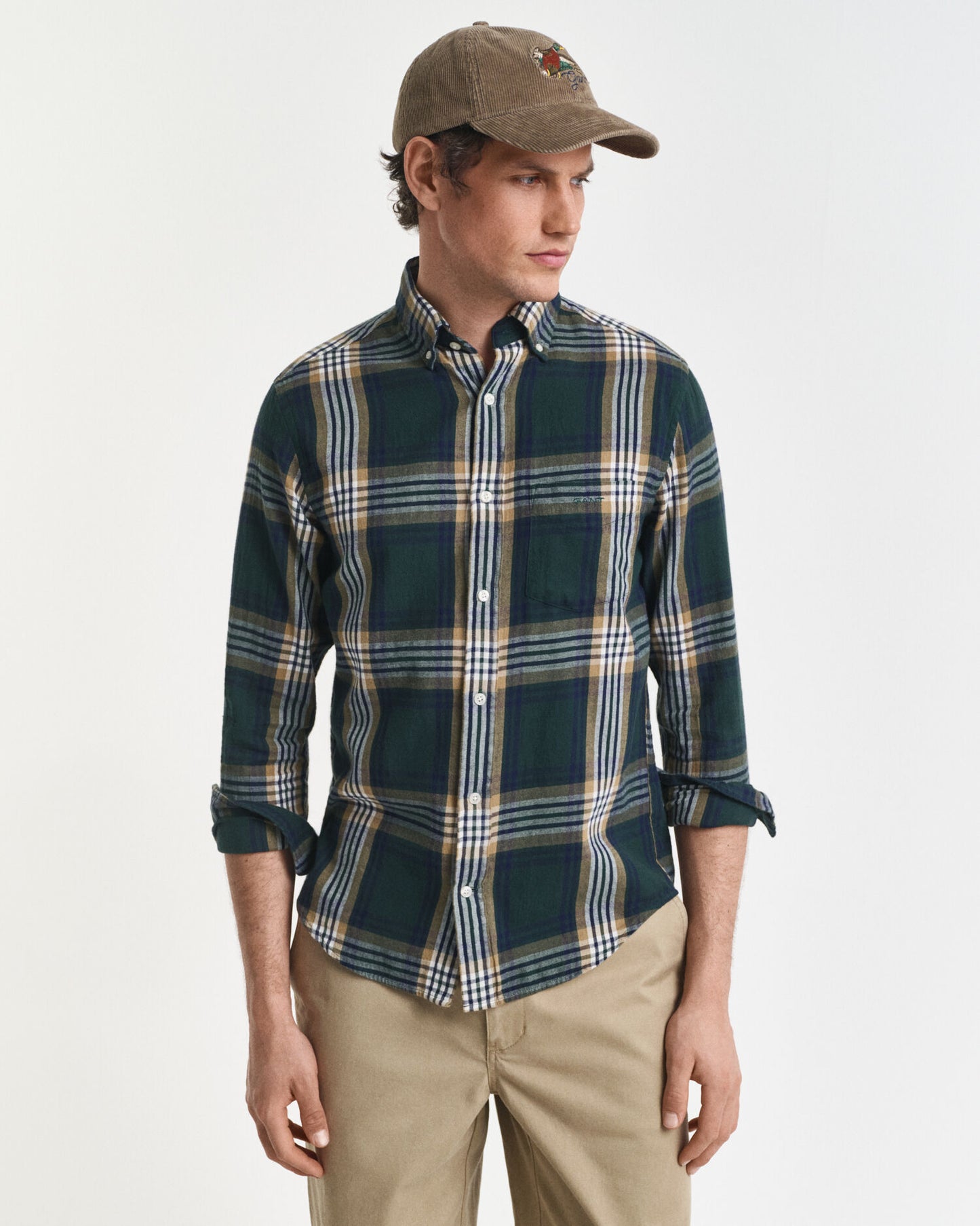 Windblown Flanellhemd im Regular Fit mit Karomuster