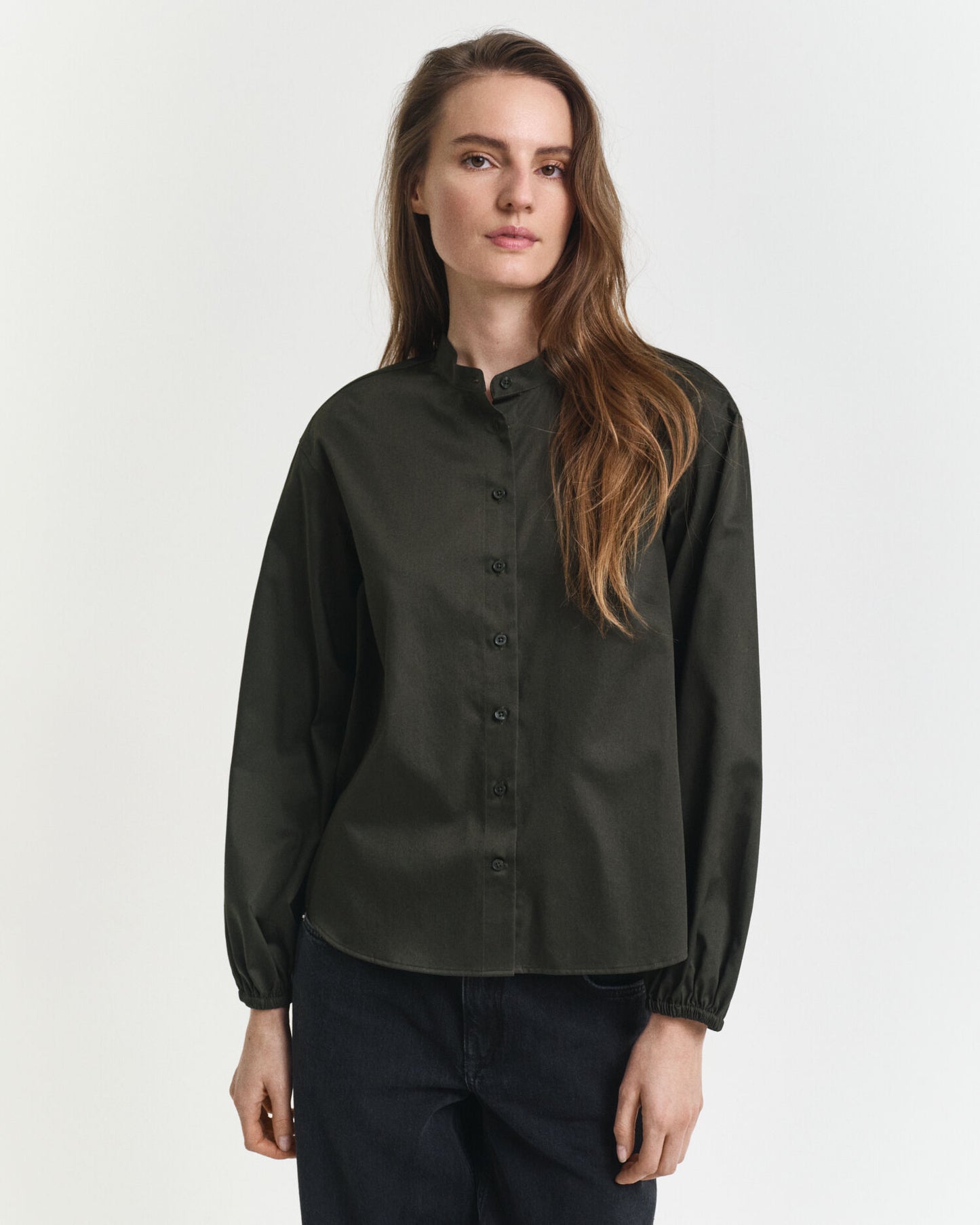 Bluse aus Baumwollsatin