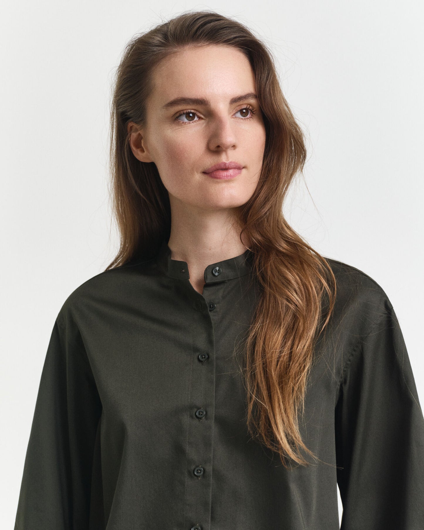 Bluse aus Baumwollsatin