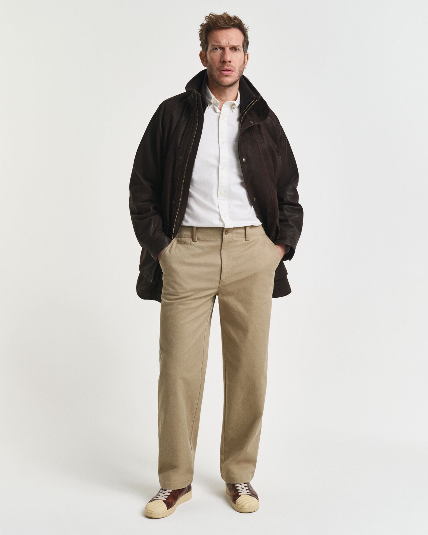 Chemise Oxford classique coupe droite