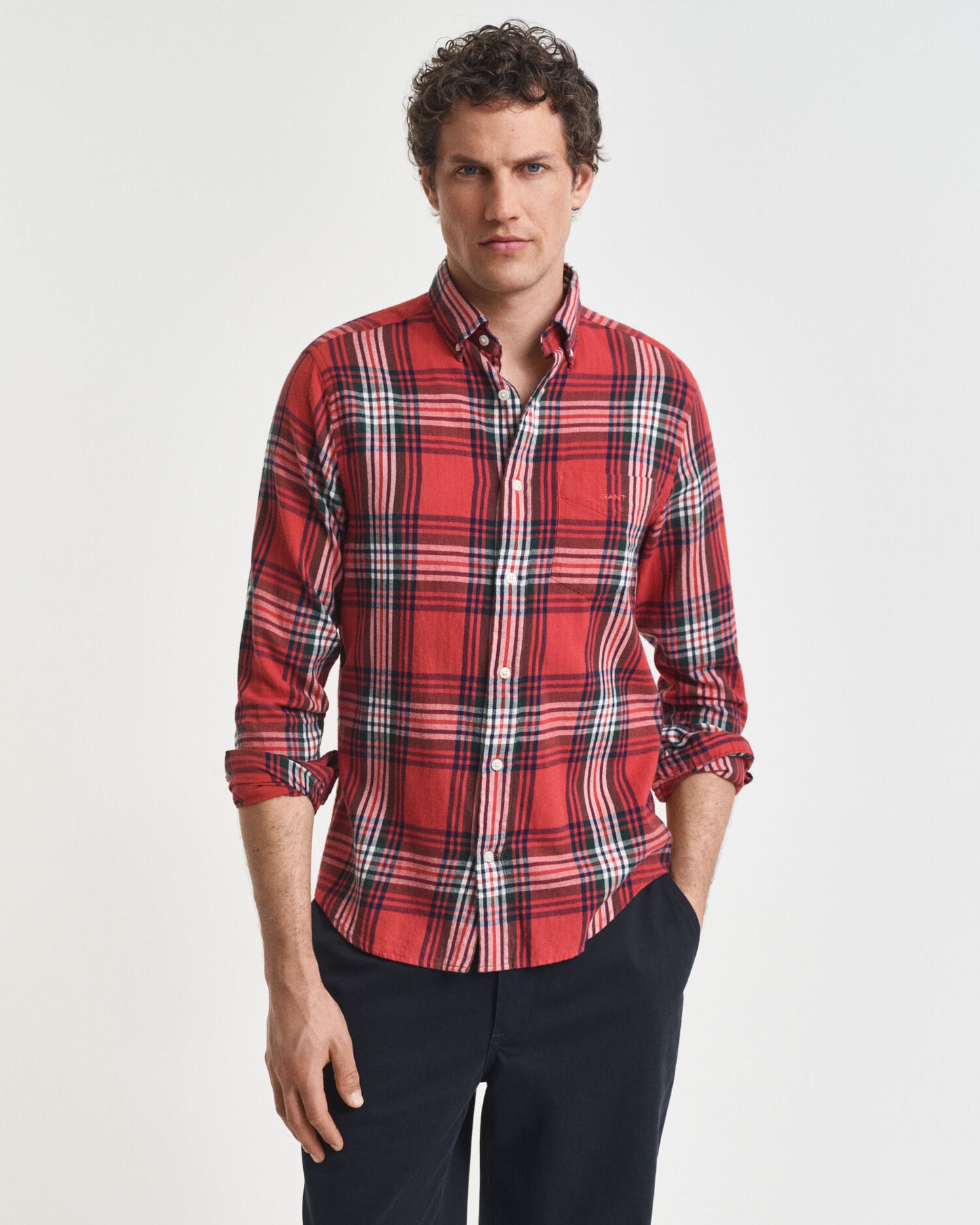 Windblown Flanellhemd im Regular Fit mit Karomuster