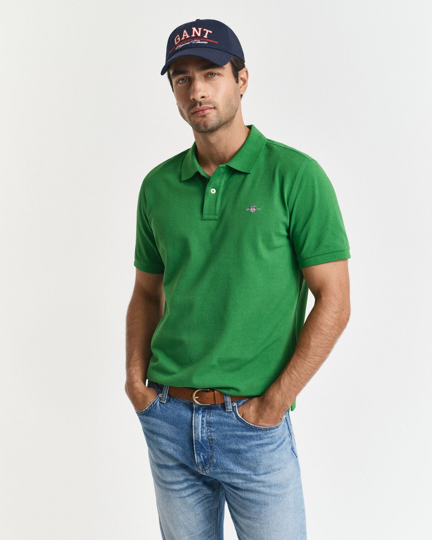 Regular Fit Shield Pique-Poloshirt