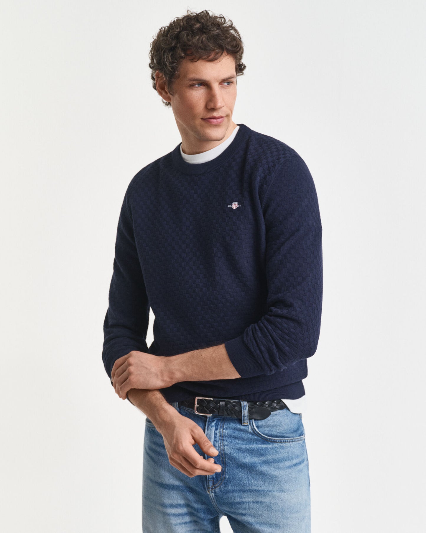 Pullover mit Mikro-Textur