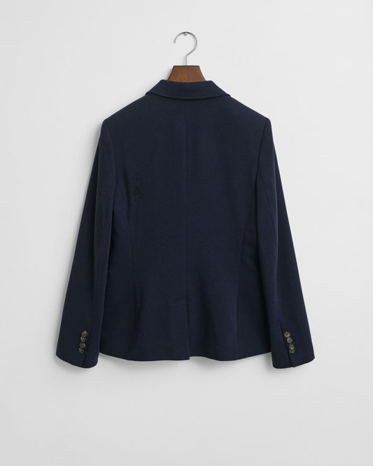 Blazer en piqué coupe ajustée