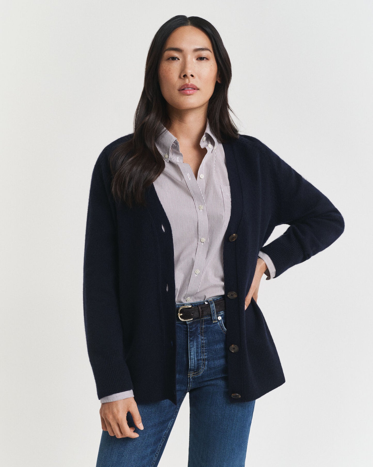 Strickjacke aus Wolle und Kaschmir