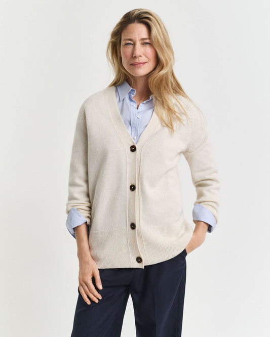 Cardigan en mélange laine et cachemire