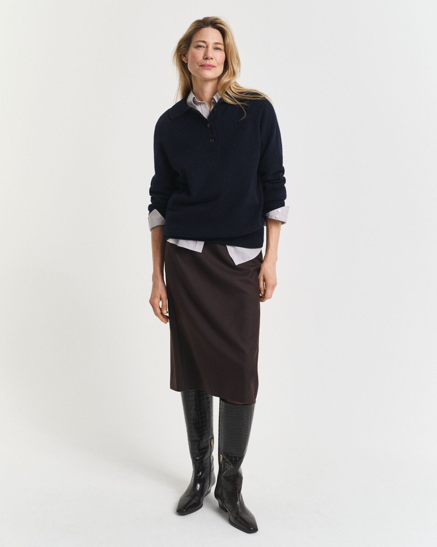 Grobstrickpullover aus Wolle-Kaschmir-Mix